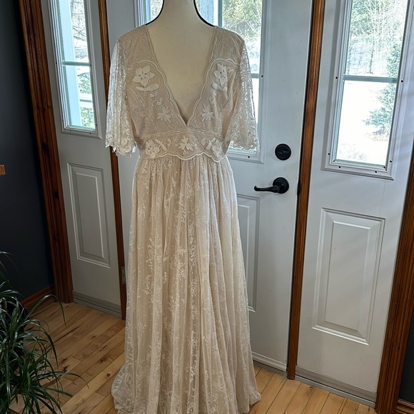BNWT Anthropologie BHLDN Katarina Wedding Dress - Picture 1 of 10